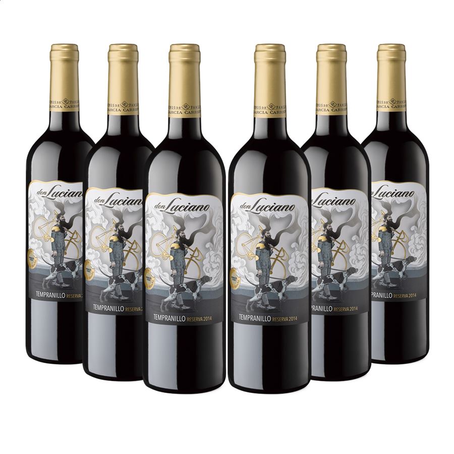 Don Luciano - Vino tinto reserva D.O.P. La Mancha 75cl, 6uds