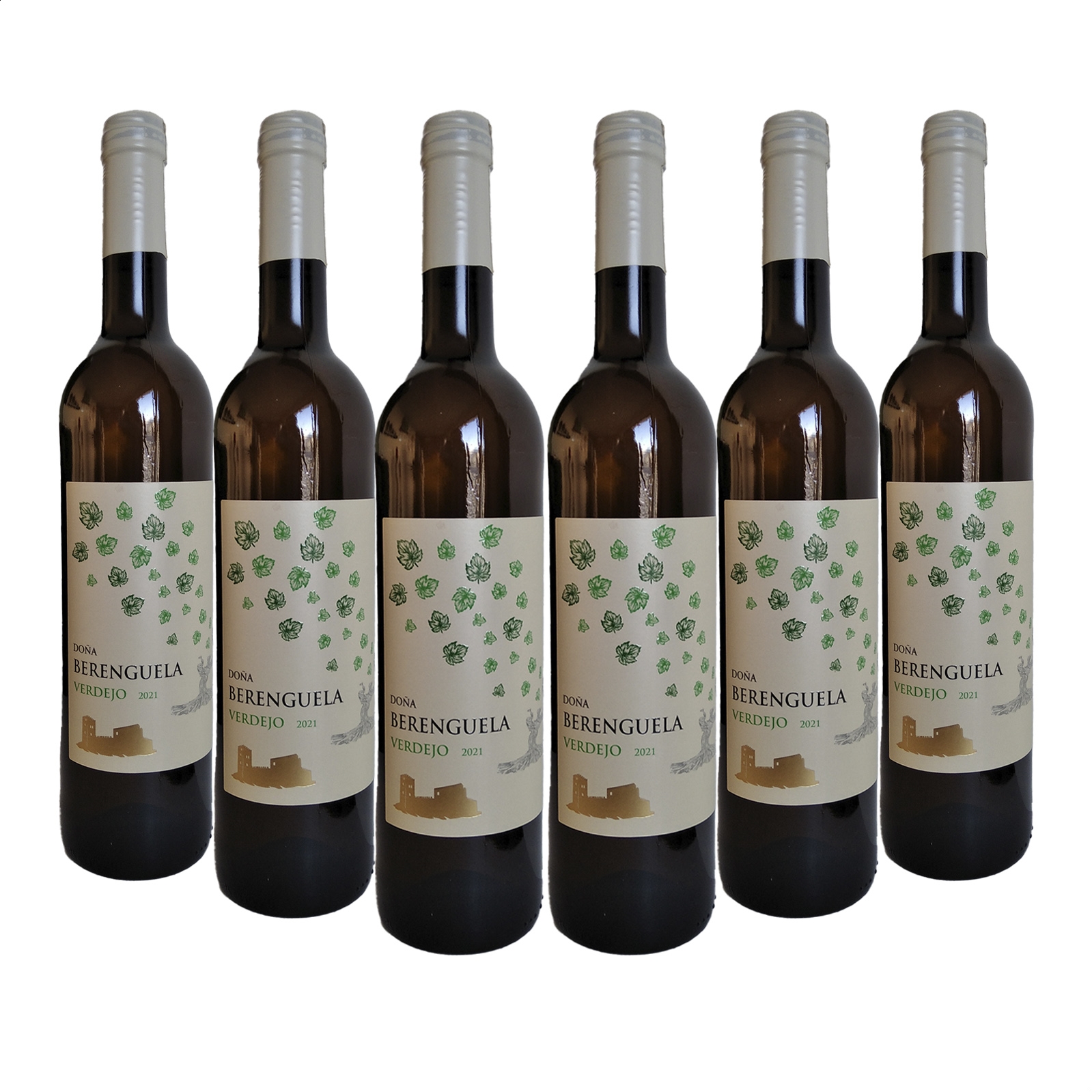 Doña Berenguela - Vino blanco Verdejo D.O.P. La Mancha 75cl, 6uds