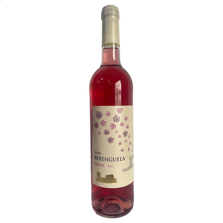 Doña Berenguela - Vino rosado Bobal D.O.P. La Mancha 75cl, 6uds