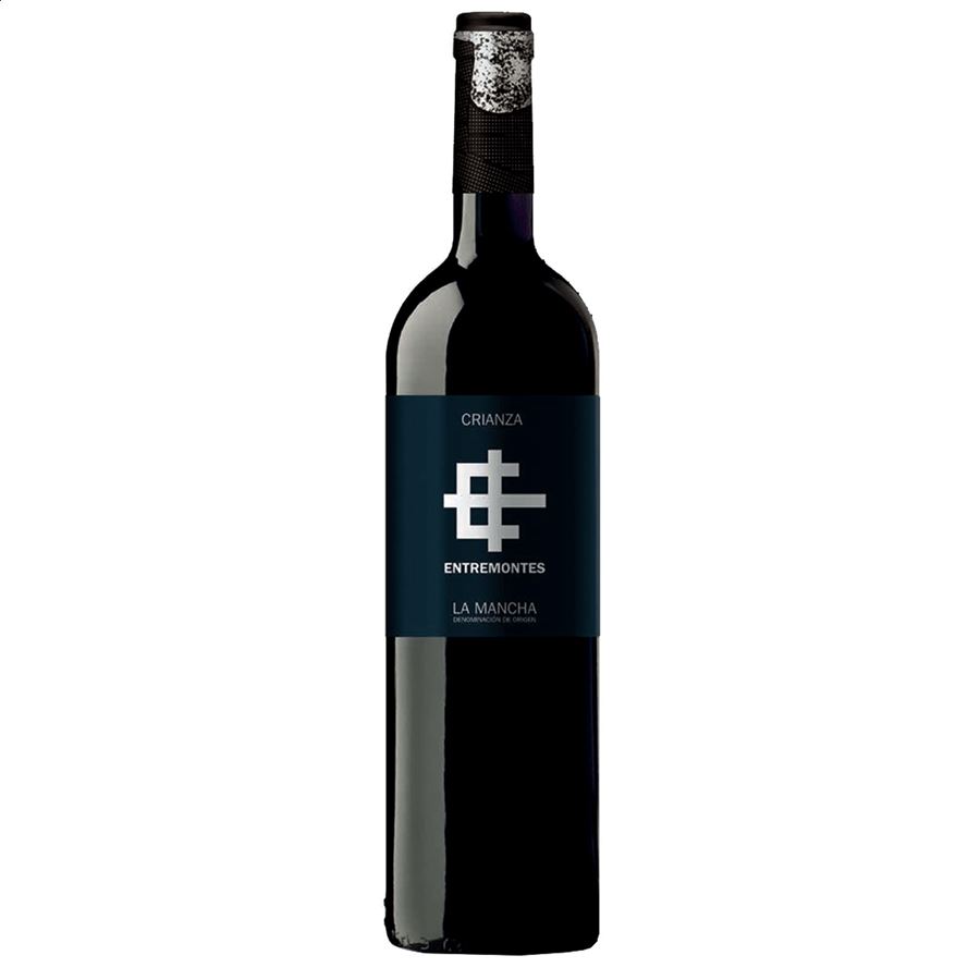 Entremontes - Vino tinto crianza D.O.P. La Mancha 75cl, 6uds