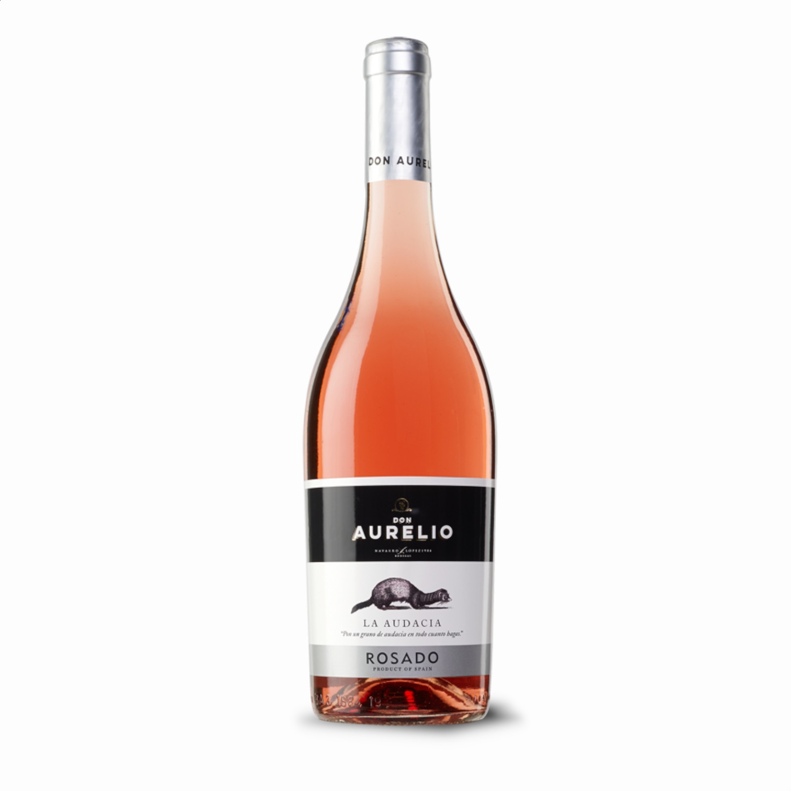 Don Aurelio - Vino rosado Tempranillo D.O.P. Valdepeñas 75cl, 6uds