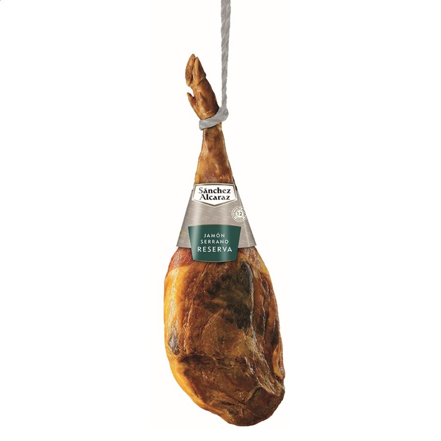 Sánchez Alcaraz - Jamón serrano reserva ETG Jamón Serrano 7 a 7,5Kg, 1ud