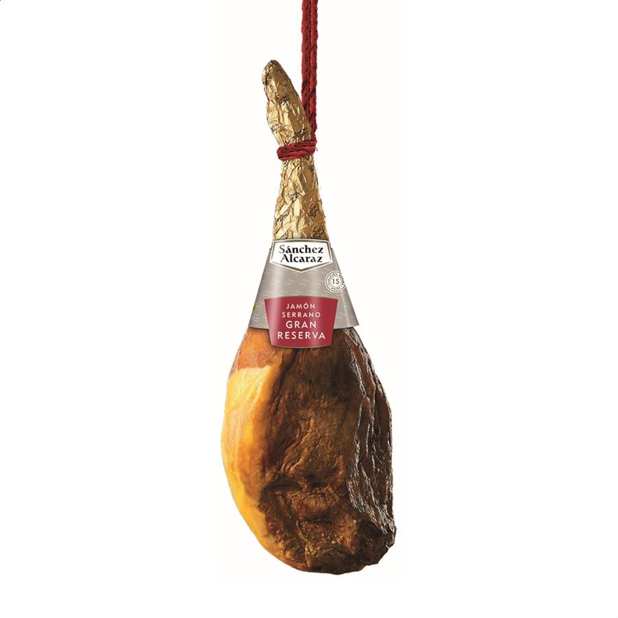 Sánchez Alcaraz - Jamón serrano gran reserva ETG Jamón Serrano 7,5 a 8Kg, 1ud