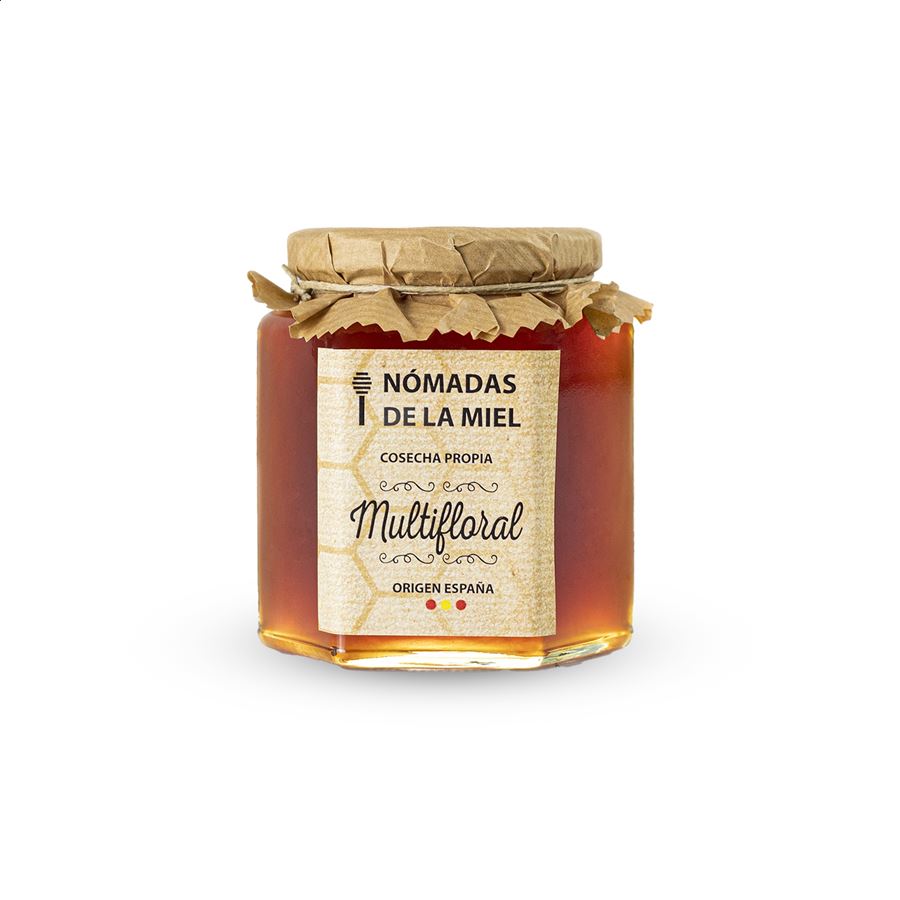 Nómadas de la miel - Miel multifloral 500g, 1ud