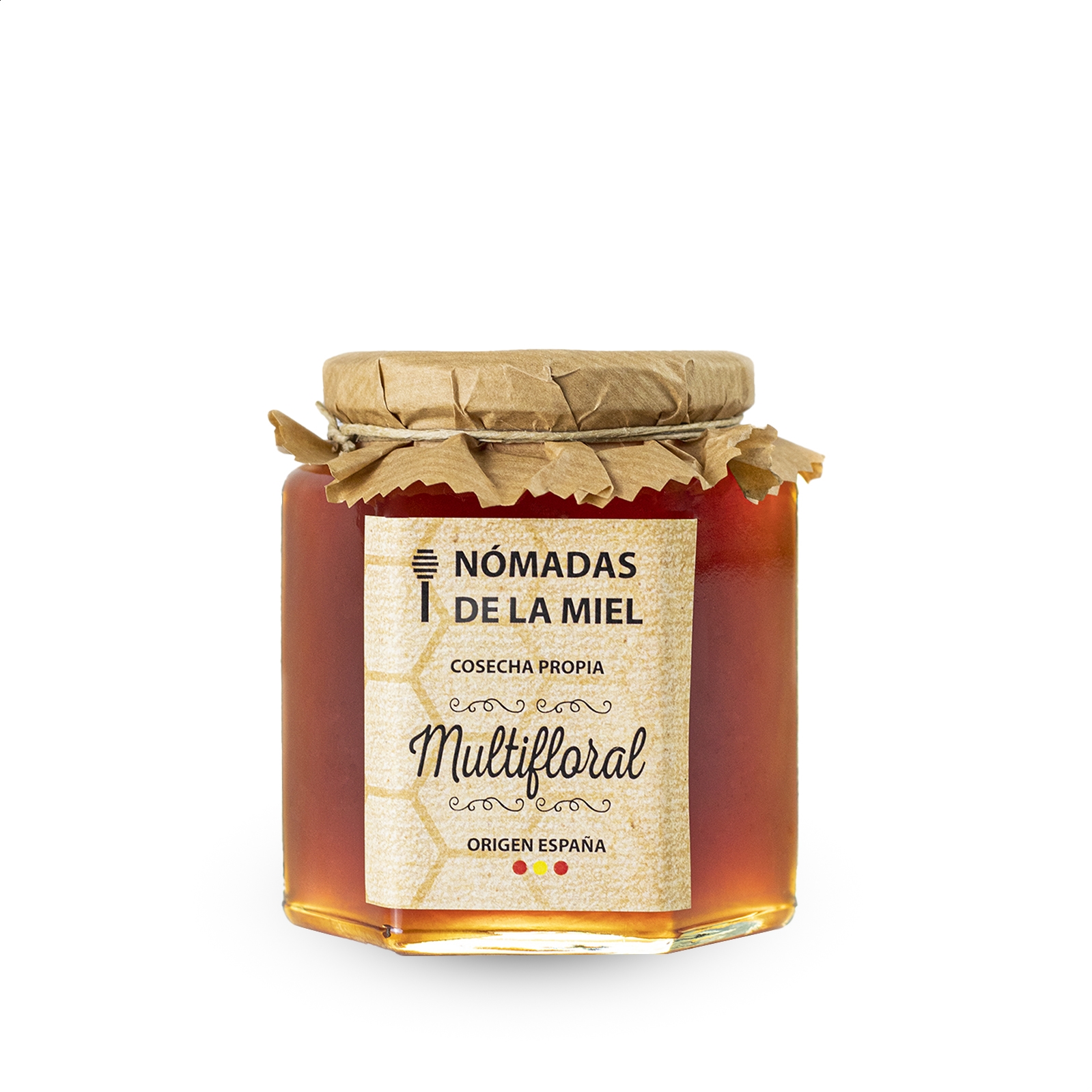 Nómadas de la miel - Selección Gourmet Miel Multifloral 500g, 1ud