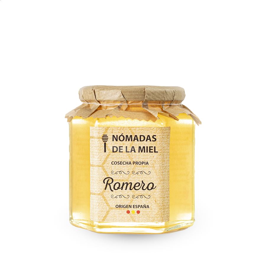 Nómadas de la miel - Selección Gourmet Miel de Romero 500g, 1ud
