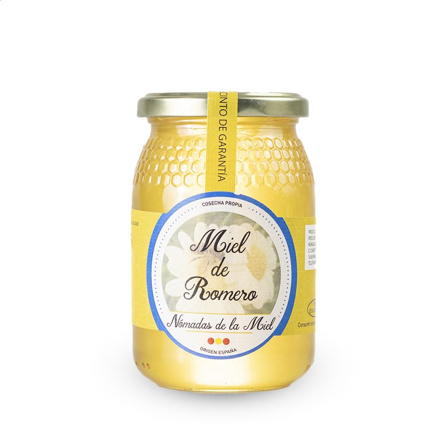 Nómadas de la miel - Miel de romero y mil flores 500g, 2uds