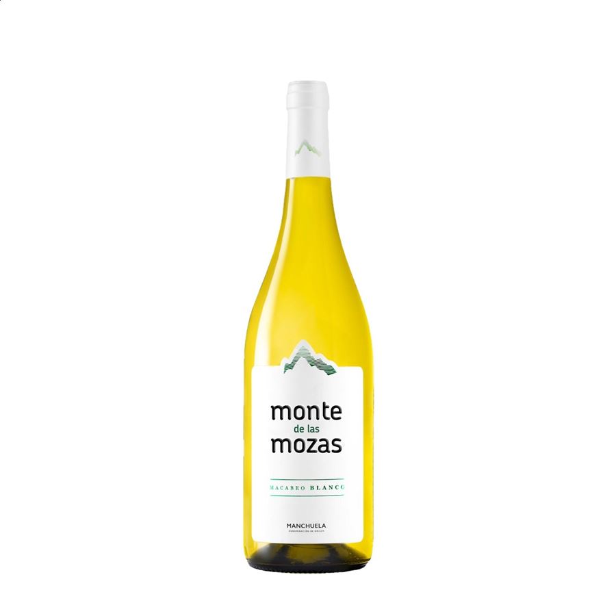 Monte de las Mozas – Vino blanco Macabeo D.O.P. Manchuela 75cl, 3uds