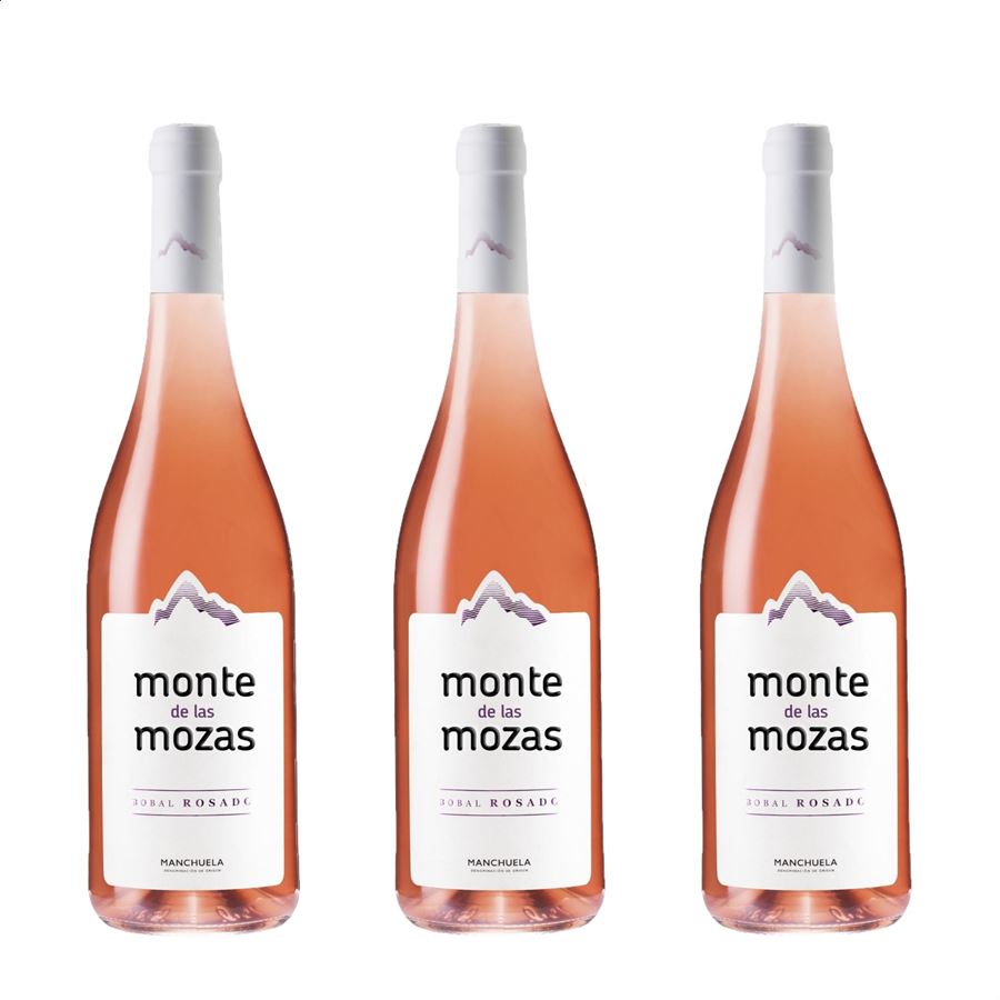 Monte de las Mozas – Vino rosado Bobal D.O.P. Manchuela 75cl, 3uds