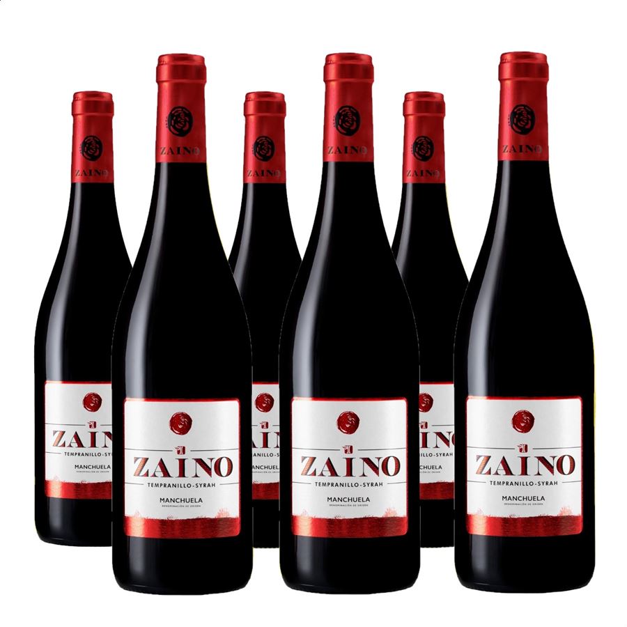 Zaino – Vino tinto joven D.O.P. Manchuela 75cl, 6uds