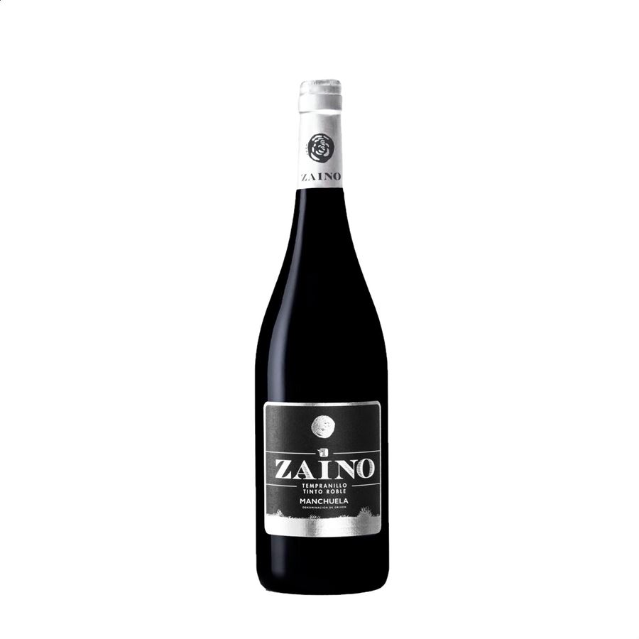 Zaino – Vino tinto roble D.O.P. Manchuela 75cl, 6uds