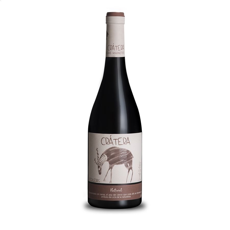 Crátera - Natural vino tinto ecológico Monastrell D.O.P. Jumilla 75cl, 6uds