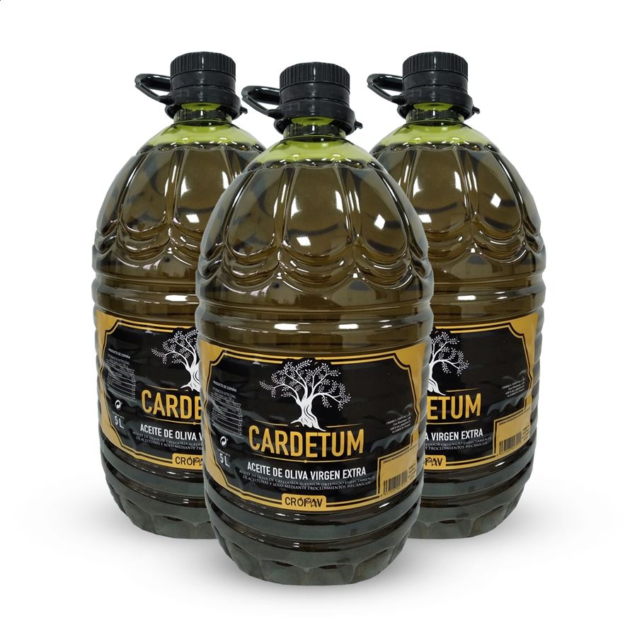 Cardetum - Aceite de oliva virgen extra 5L, 4uds