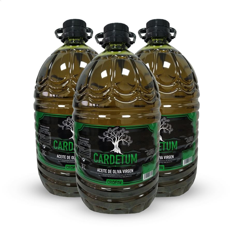 Cardetum - Aceite de oliva virgen 5L, 4uds