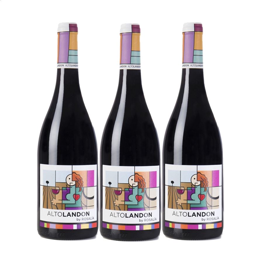 Altolandon - By Rosalía vino tinto ecológico tinaja D.O.P. Manchuela 75cl, 3uds