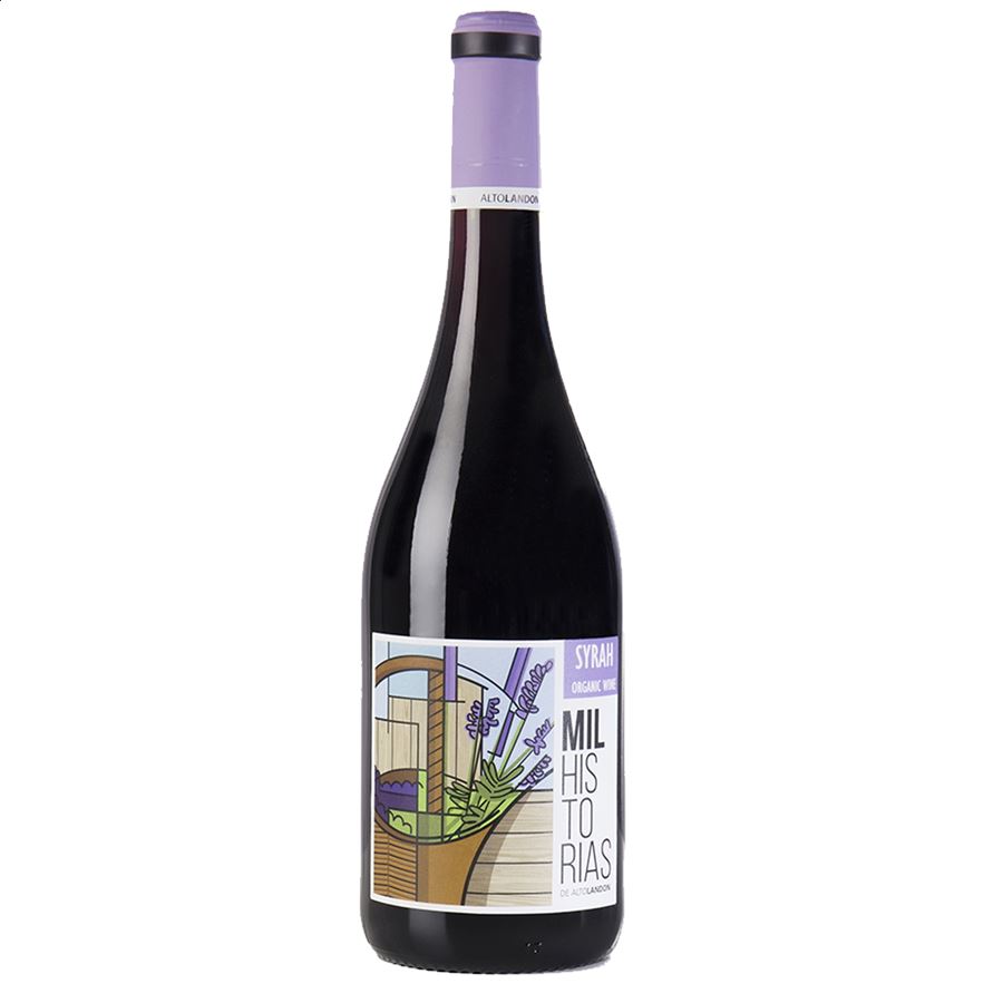 Altolandon - Lote vinos ecológicos Mil Historias D.O.P. Manchuela 75cl, 3uds