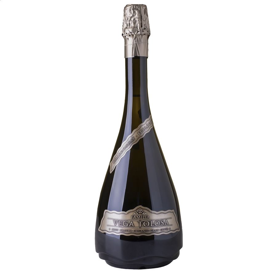 Vega Tolosa - Brut Nature Chardonnay Ecológico 2018 D.O.P. Manchuela 75cl, 1ud