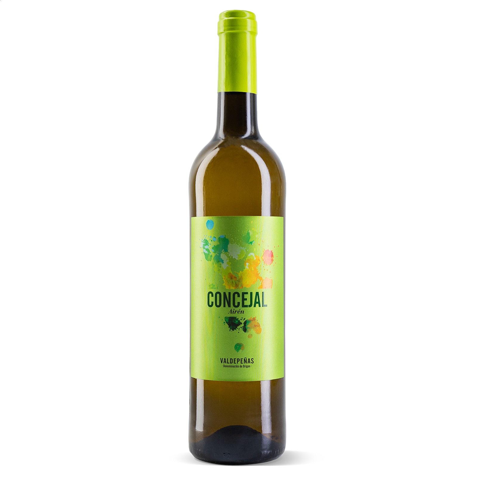 Concejal - Vino blanco Airén D.O.P. Valdepeñas 75cl, 6uds