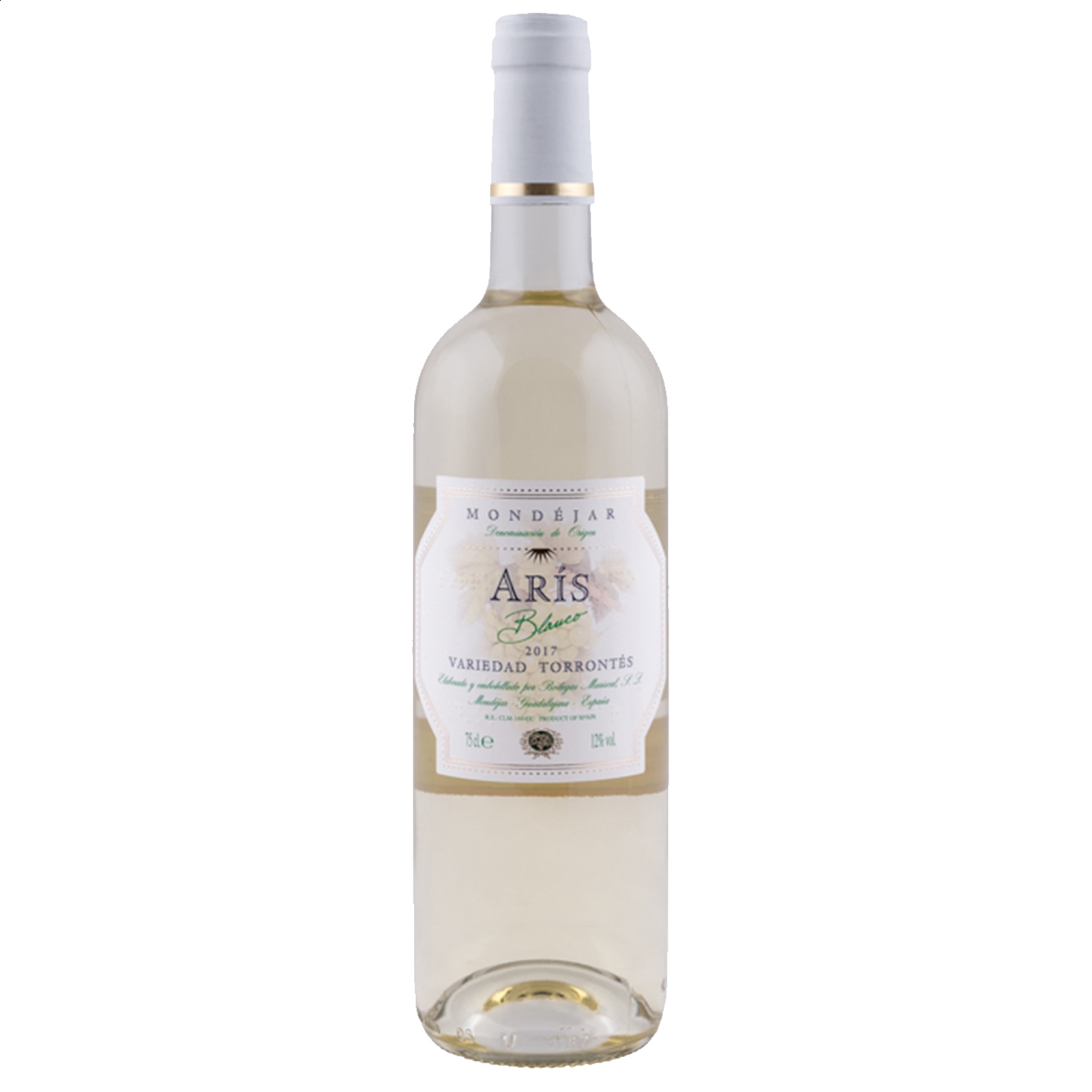 Bodegas Mariscal - Arís vino blanco joven D.O.P. Mondéjar 75cl, 1ud