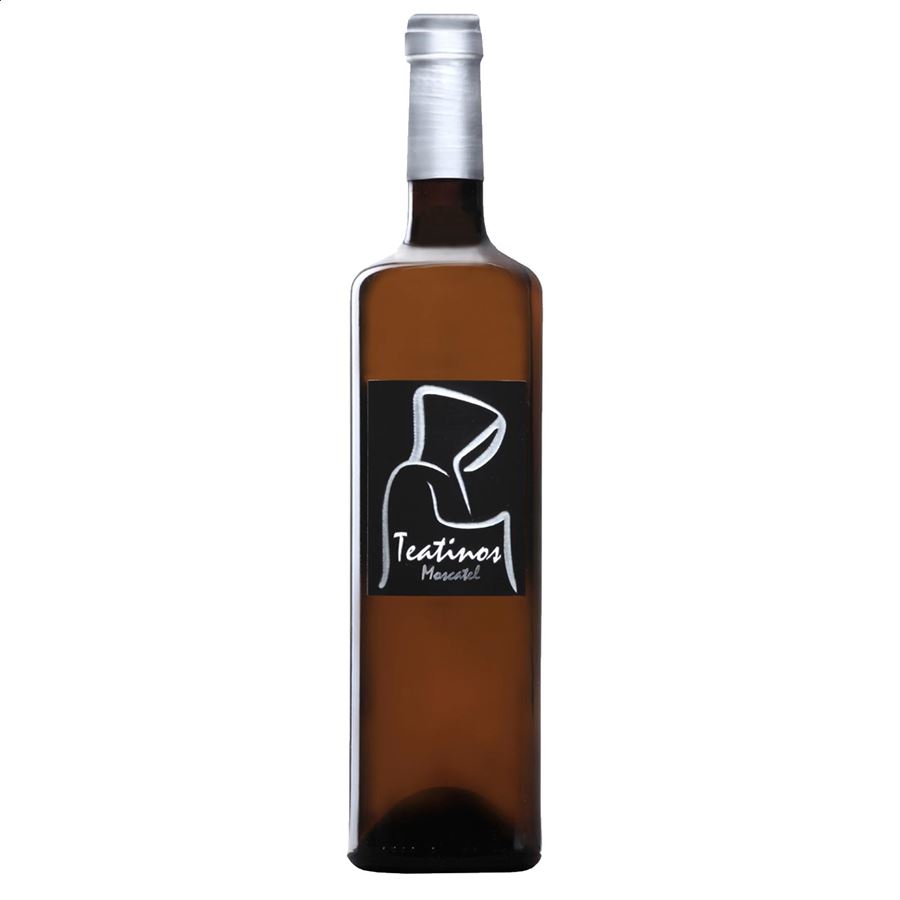 Vino Teatinos - Moscatel vino blanco D.O.P. Ribera del Júcar 75cl, 6uds