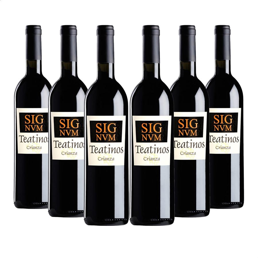 Vino Teatinos - Signvm vino tinto D.O.P. Ribera del Júcar 75cl, 6uds