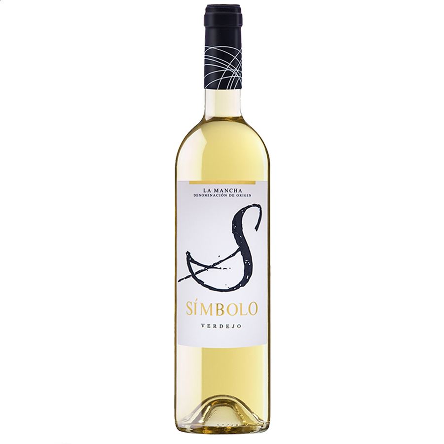 Símbolo - Vino blanco Verdejo D.O.P. La Mancha 75cl, 6uds
