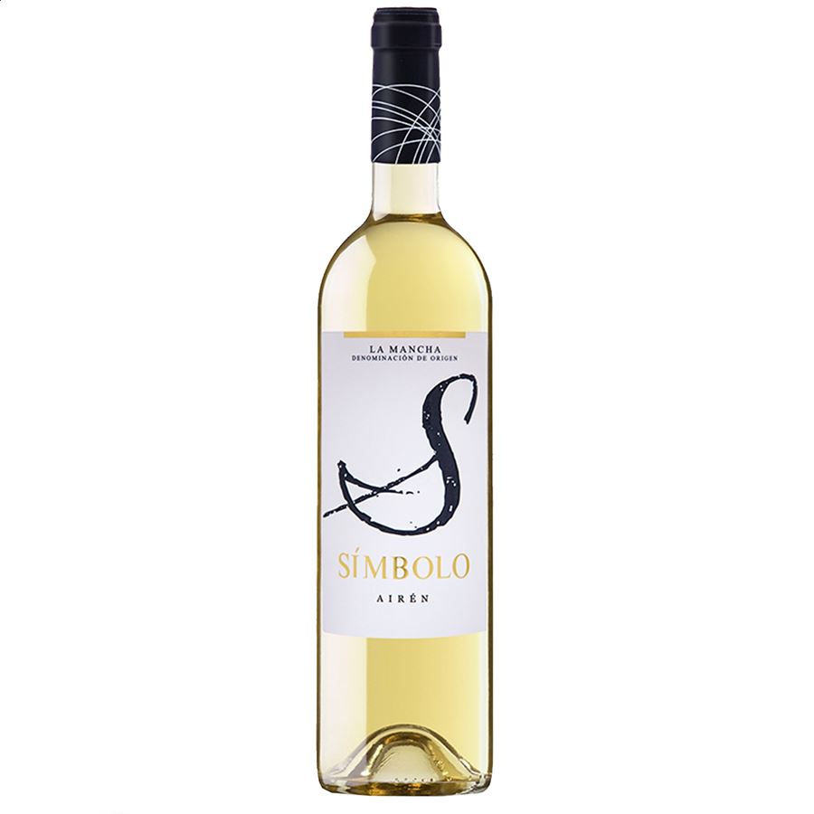 Símbolo - Lote vino blanco joven D.O.P. La Mancha 75cl, 6uds