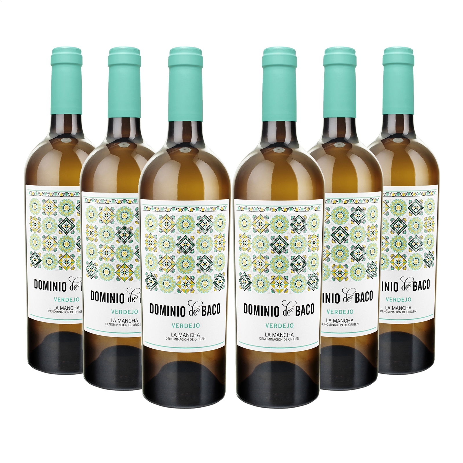 Dominio de Baco - Vino blanco Verdejo D.O.P. La Mancha 75cl, 6uds