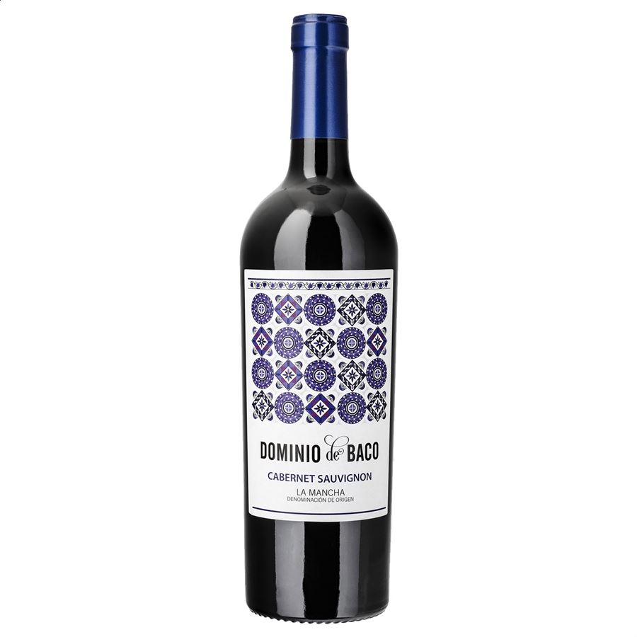 Dominio de Baco - Vino tinto Cabernet Sauvignon D.O.P. La Mancha 75cl, 6uds