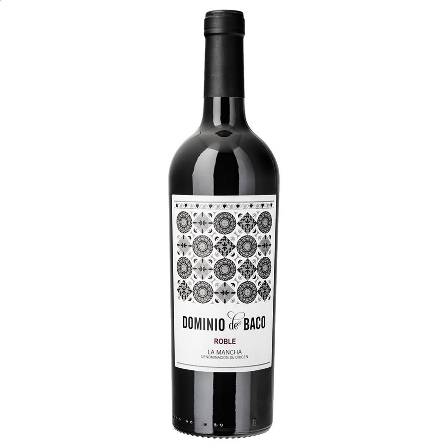 Dominio de Baco - Vino tinto roble D.O.P. La Mancha 75cl, 6uds