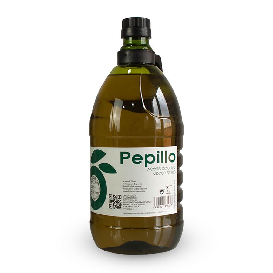 Oleo Pepillo - Aceite de Oliva Virgen Extra Coupage 2L, 8uds