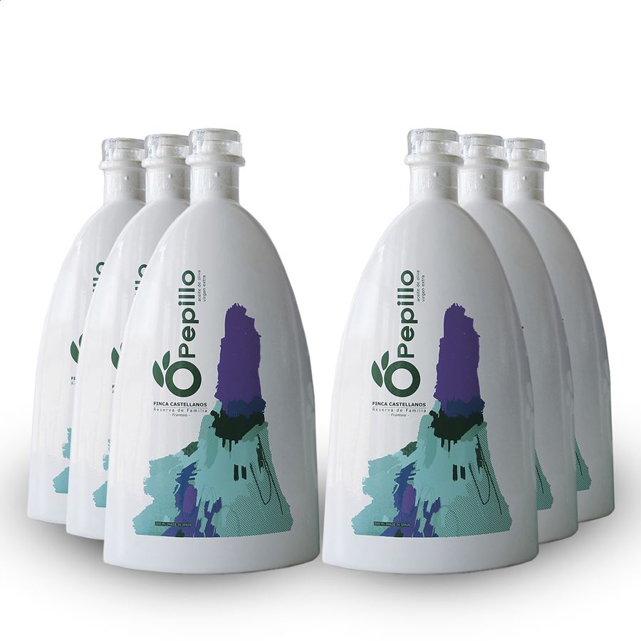 Oleo Pepillo - AOVE Line Frantoio 500ml, 6uds