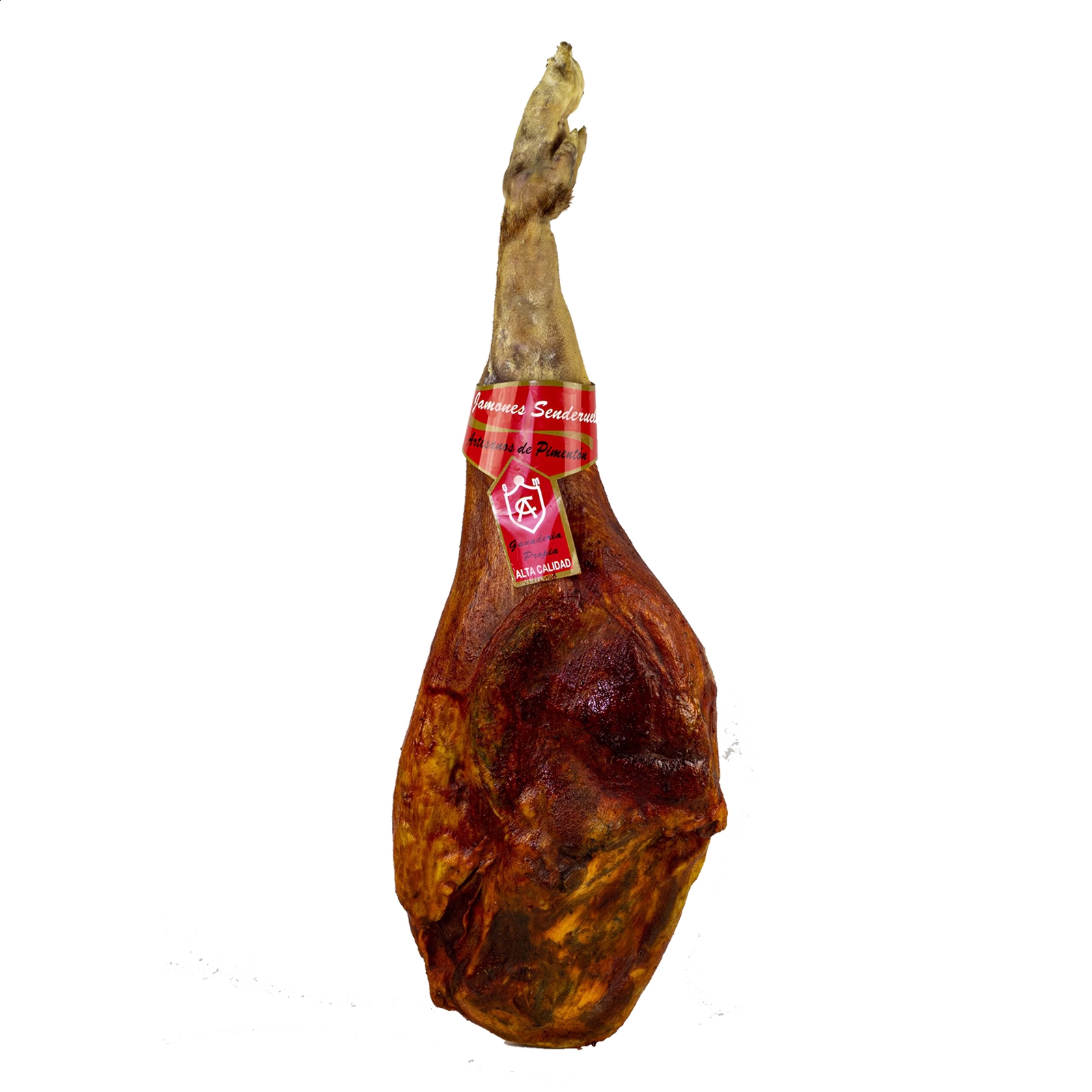 Senderuelo - Jamón artesano de pimentón puro raza Duroc 100% de 7 a 8Kg aprox, 1ud