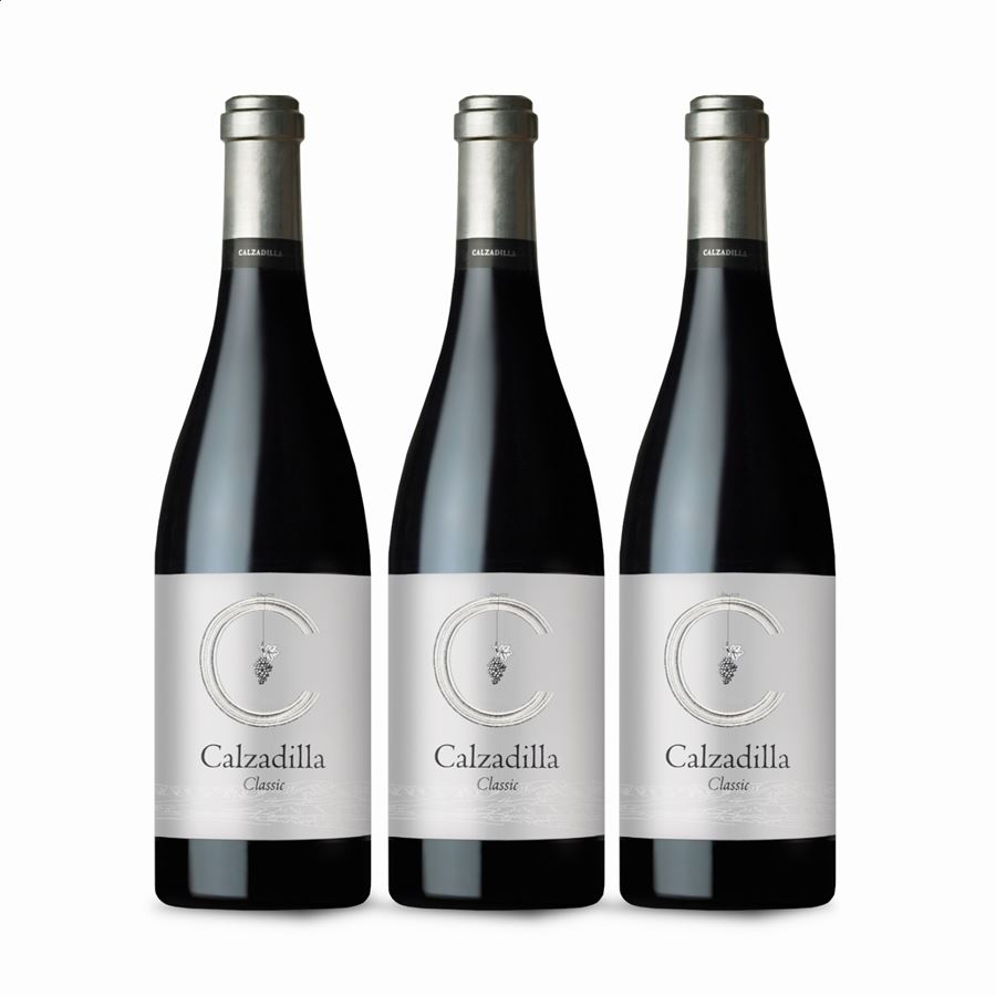 Bodega Calzadilla - Classic vino tinto ecológico D.O.P. Pago Calzadilla 75cl, 3 uds