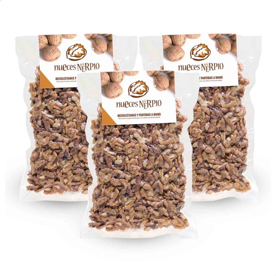Nueces de Nerpio – Nuez pelada mixta 450g, 3uds