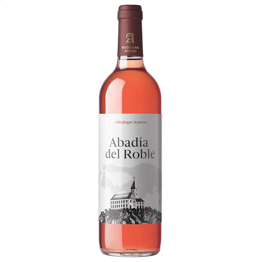 Bodegas Ayuso - Abadía del Roble rosado D.O.P. La Mancha 75cl, 6uds