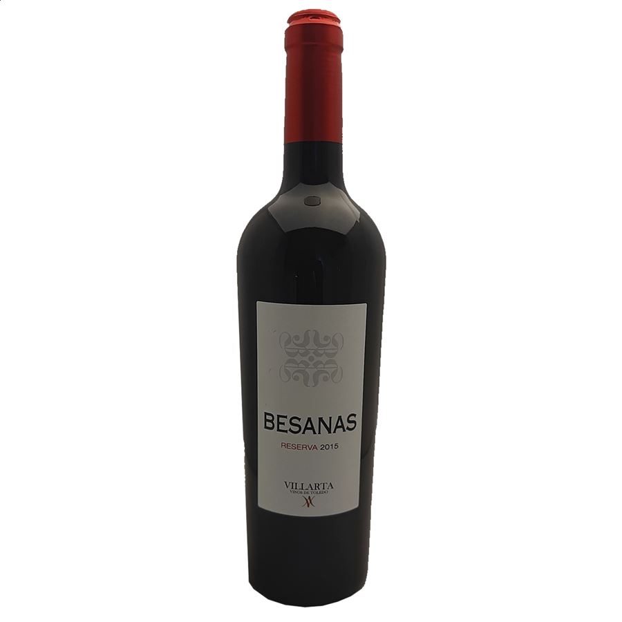 Hacienda Villarta - Besanas vino tinto reserva D.O.P. Méntrida 75cl, 3uds