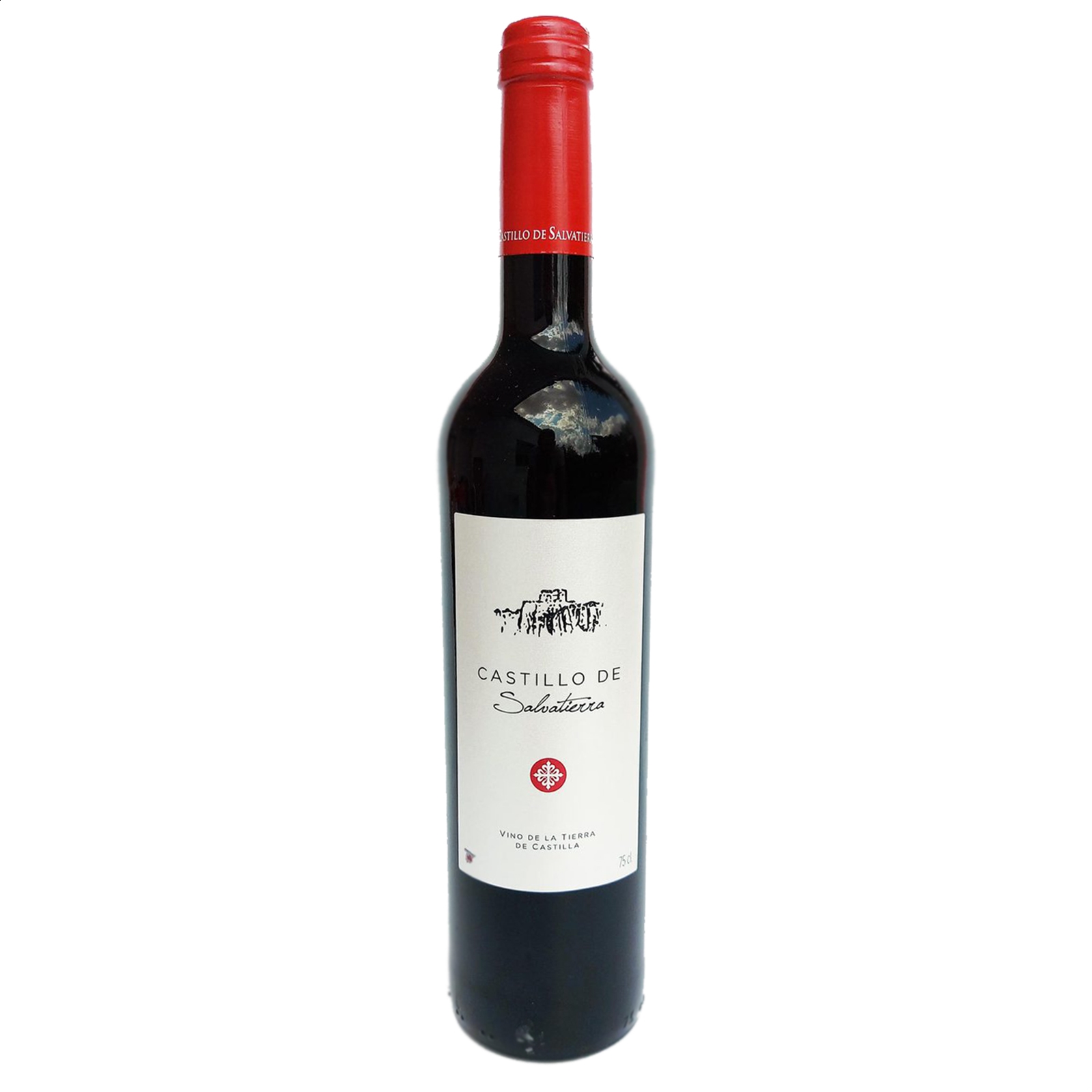 Castillo de Salvatierra - Vino tinto Tempranillo IGP Vino de la Tierra de Castilla 75cl, 1ud