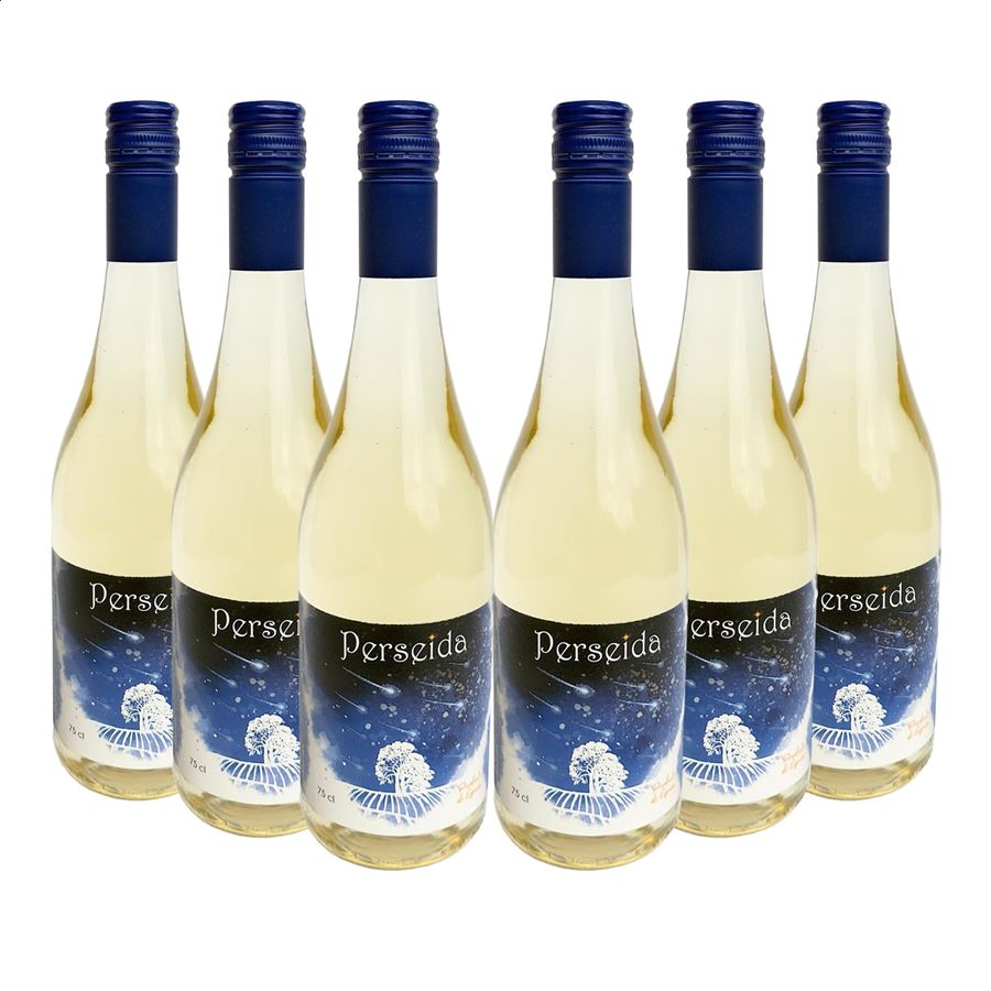 Perseida - Vino blanco Airén 75cl, 6uds