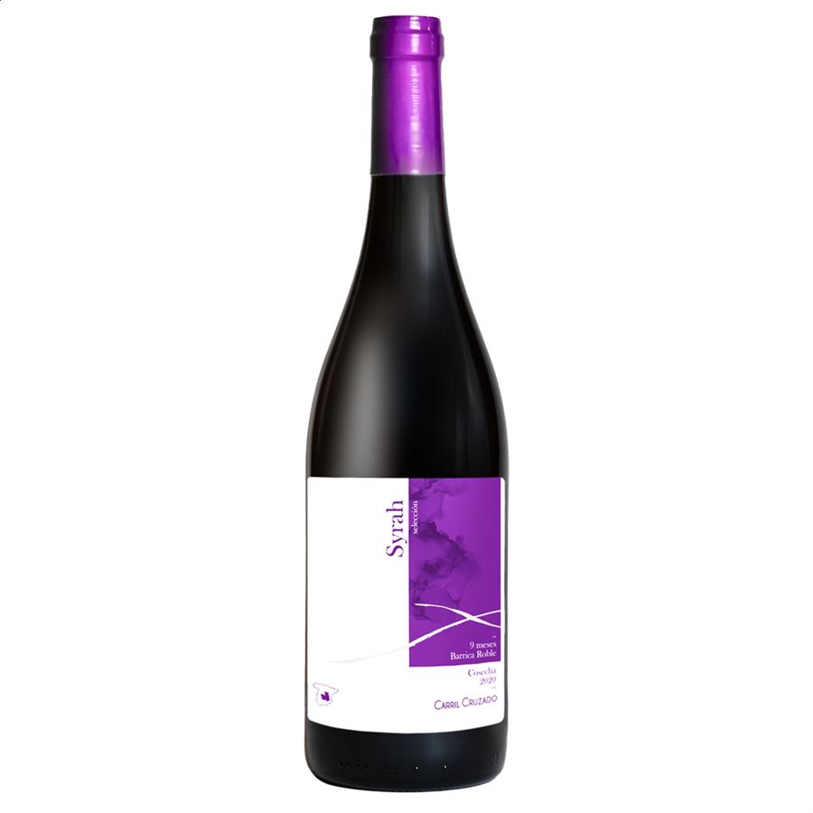 Carril Cruzado - Vino tinto selección Syrah IGP Vino de la Tierra de Castilla 75cl, 3uds