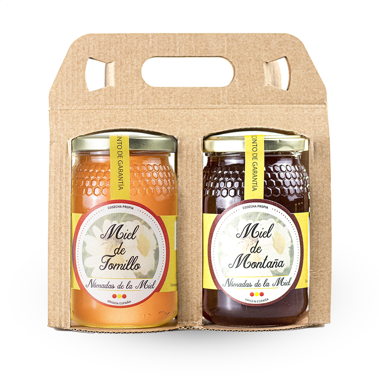 Nómadas de la miel - Miel de tomillo y montaña 500g, 2uds