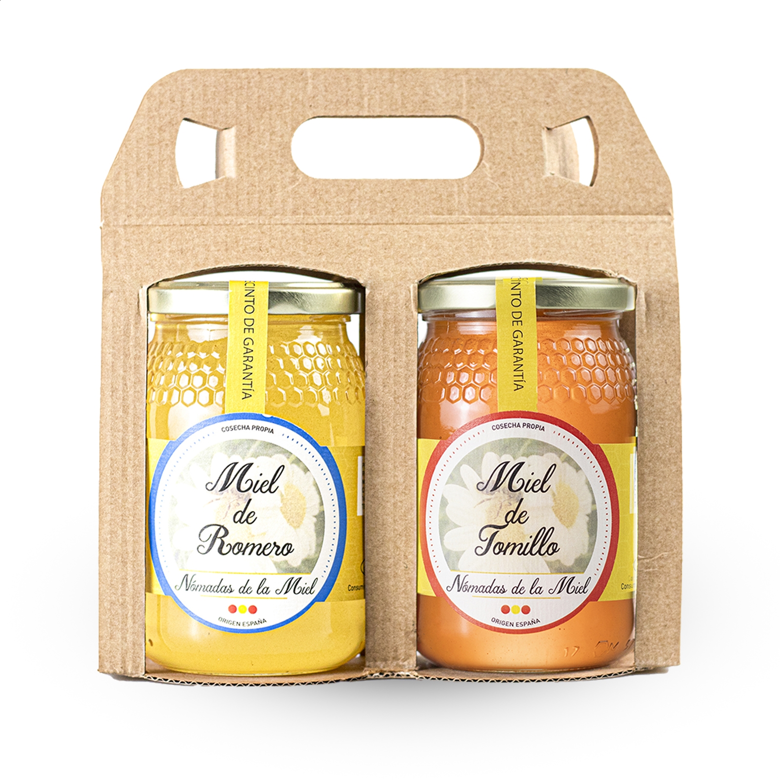 Nómadas de la miel - Miel de romero y tomillo 500g, 2uds