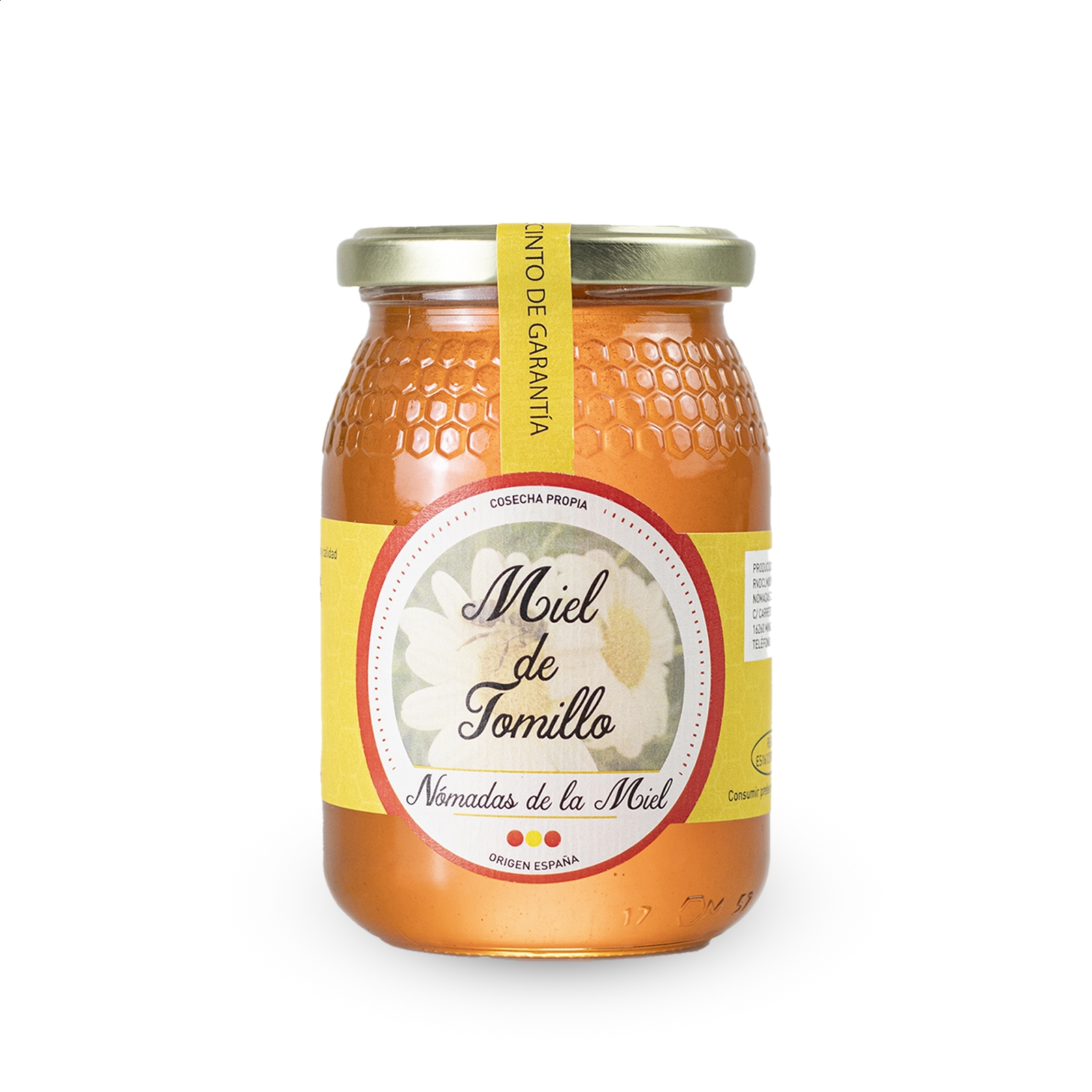 Nómadas de la miel - Miel de romero, tomillo y montaña 500g, 3uds