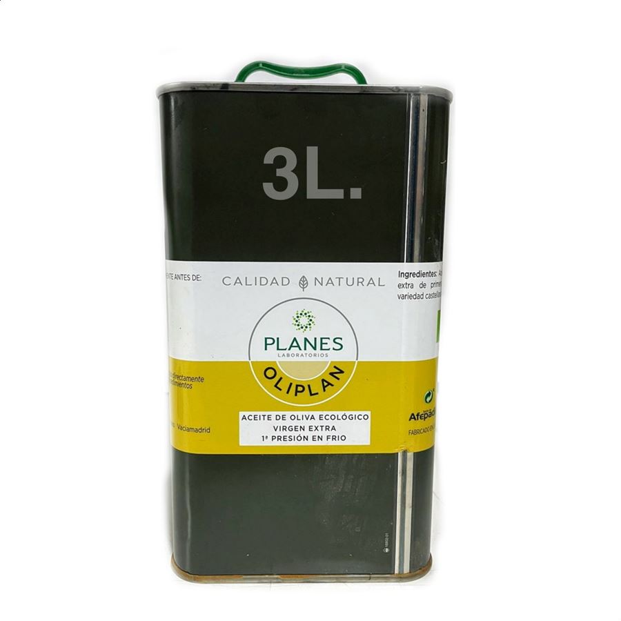 Oliplan – Aceite de Olive Virgen Extra Ecológico 3L, 1ud