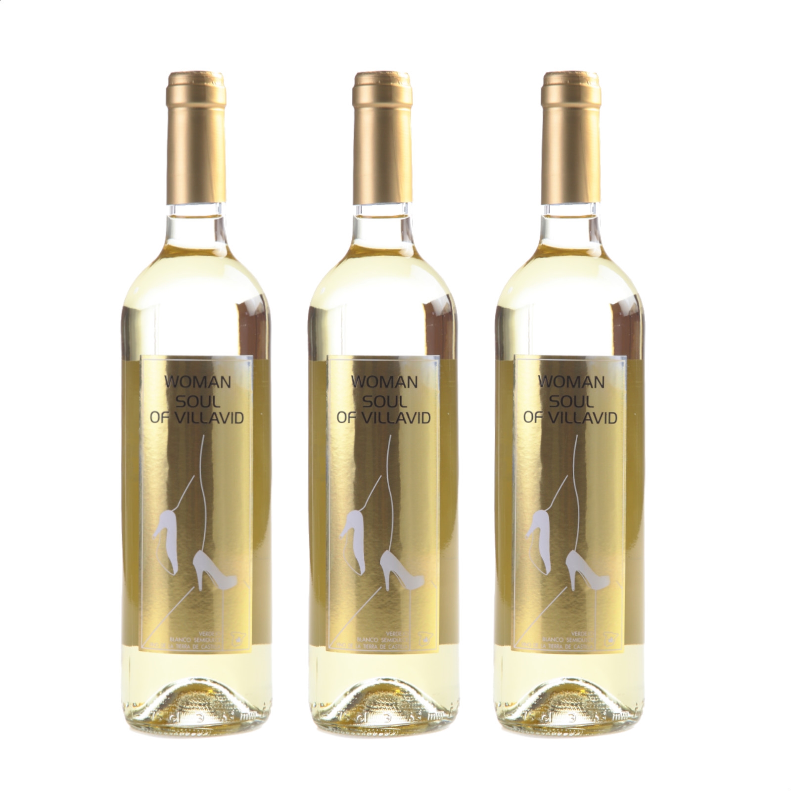 Bodegas Villavid - Woman Soul semidulce blanco IGP Vino de la Tierra de Castilla 75cl, 3uds