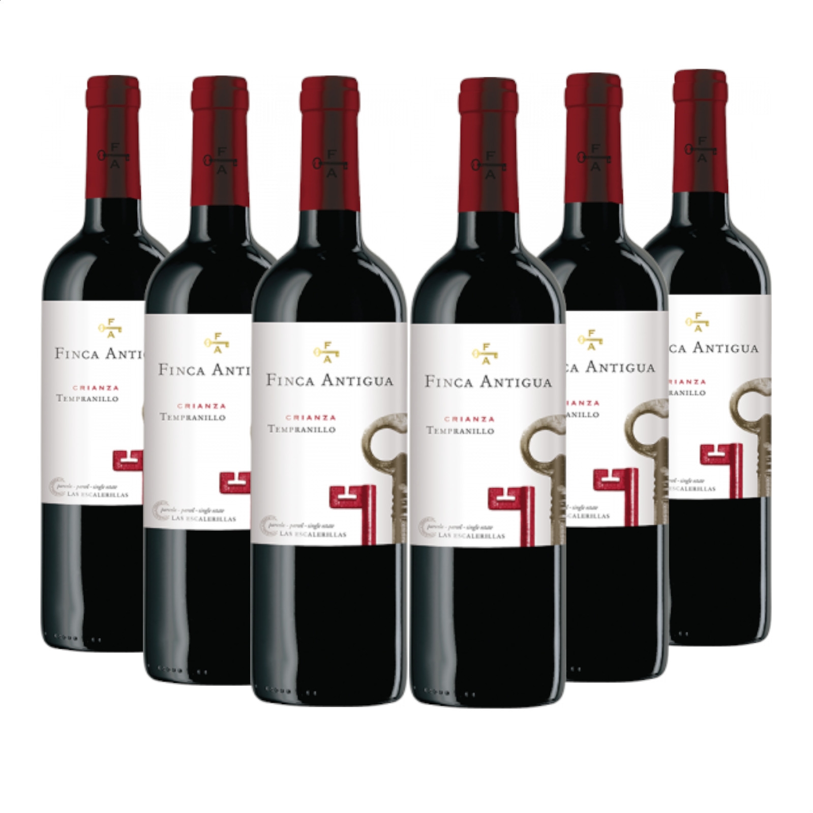 Finca - Alma - Market vino tinto, D.O.P. Bodega Antigua 75cl, Tempranillo Campo Crianza Mancha y 6uds La