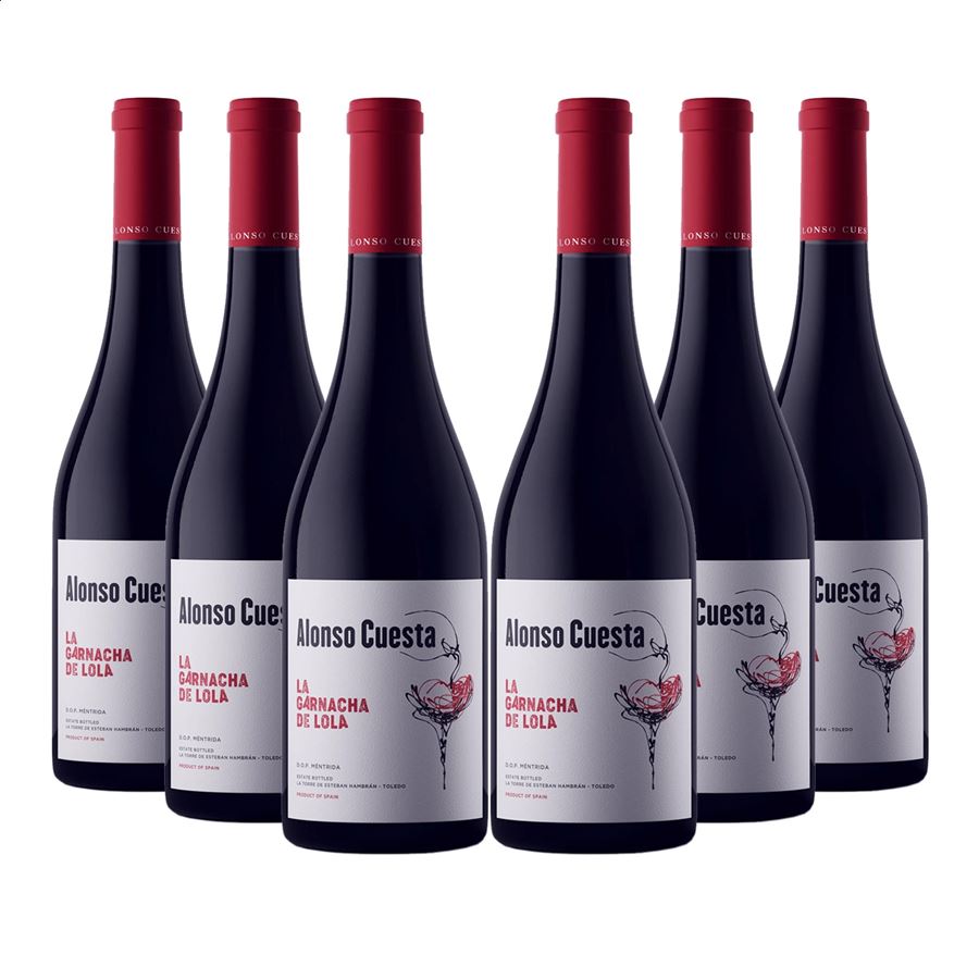 Alonso Cuesta - Vino tinto La Garnacha de Lola D.O.P. Méntrida 75cl, 6uds