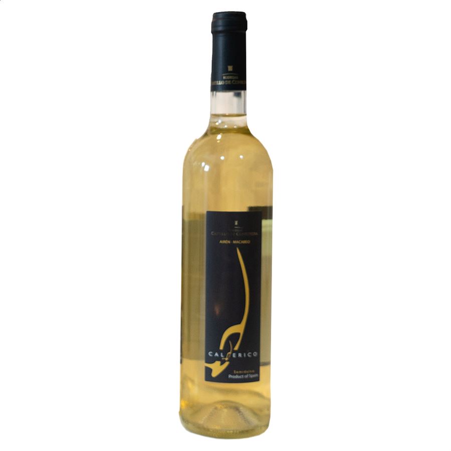 Calderico - Vino blanco semidulce D.O.P. La Mancha 75cl, 6uds
