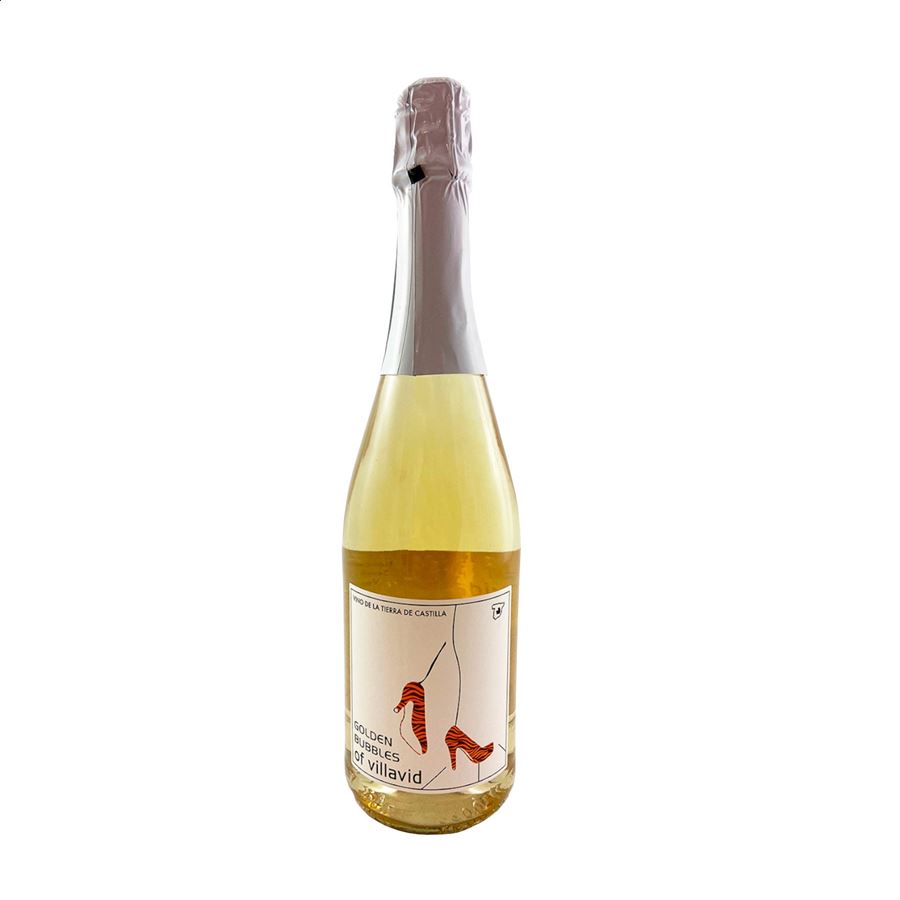 Bodegas Villavid - Golden Bubbles Semiseco Verdejo blanco, IGP Vino de la Tierra de Castilla 75cl, 3uds