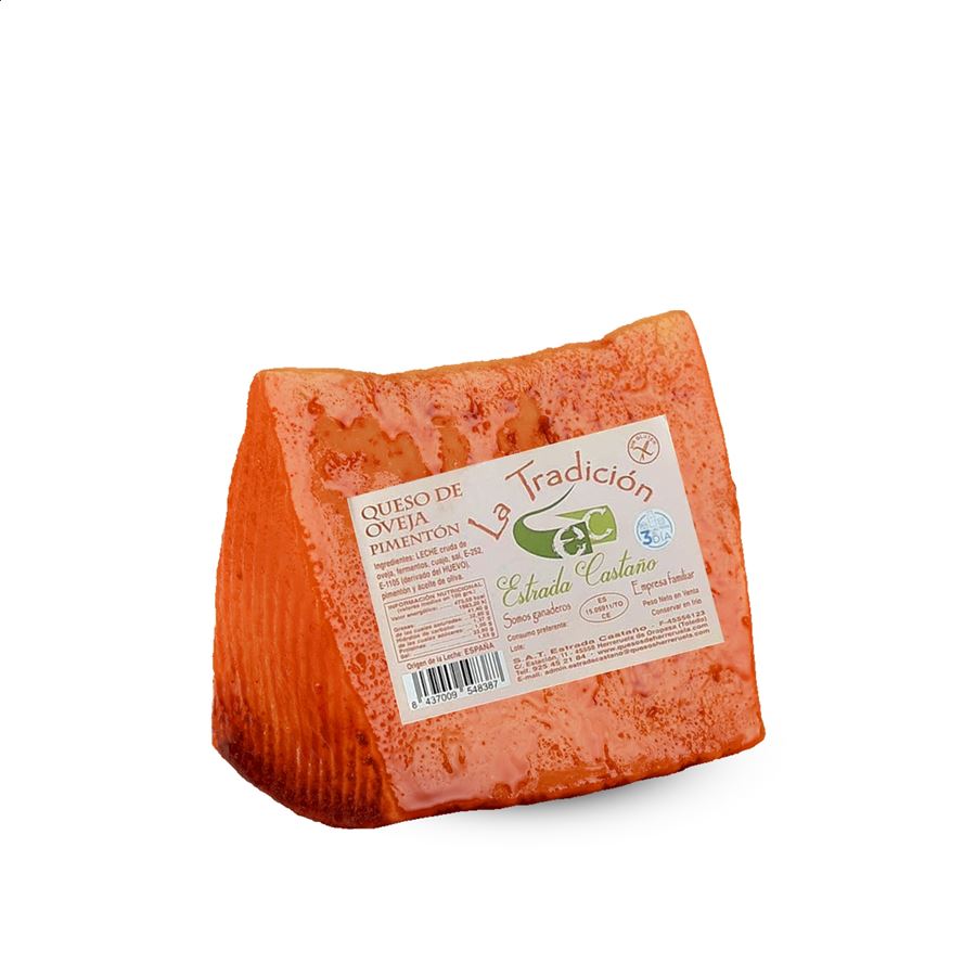 Quesería Estrada Castaño - La Tradición lote especial de quesos de oveja 350-400g aprox, 5uds